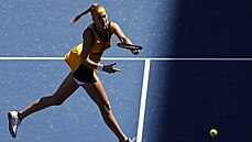 Petra Kvitová v utkání druhého kola US Open