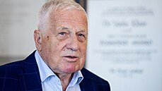 Tisková konference bývalého prezidenta Václava Klause, který p�edstavil svou...