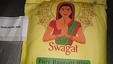 Rýe basmati s 10krát pekroeným limitem pro pítomnost pesticid.