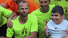 Bývalý reprezentant David Rozehnal (vlevo) byl jednou z hlavních tvá�í projektu...