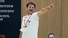 Polský kou� mosteckých házenká�ek Adrian Struzik.