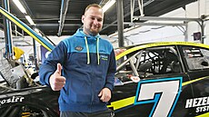 Martin Doubek ped závody série NASCAR v Most