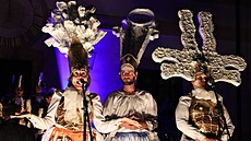 Záb�r ze zkou�ek operního kusu �ímská Lukrécie