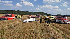 U Žiliny na Kladensku se 4. září 2021 zřítilo do pole malé letadlo. Při nehodě...