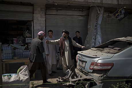 V Afghánistánu o víkendu probhlo nkolik bombových útok. (18. záí 2021)