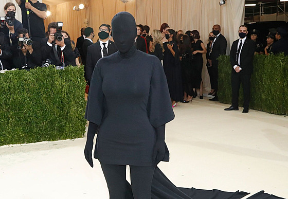 Kim Kardashianová na Met Gala (New York, 13. zá�í 2021)