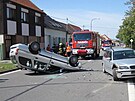 V Uherskm Ostrohu na ulici Blatnick se stala v sobotu odpoledne nehoda. (11....