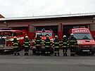 Hasii v Kostelci nad Labem uctili památku dvou dobrovolných hasi, kteí...