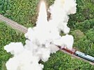 Severní Korea odpálila svou balistickou raketu z vlaku. (15. záí 2021)
