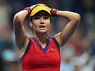 Britka Emma Raducanuová neme uvit, e postoupila do finále US Open.