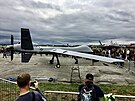 Bezpilotní Reaper a superstíhačka F-35 na Dnech NATO v Ostravě (13. září 2022)