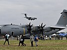 Dva stroje A400M Atlas nmecké Luftwaffe na Dnech NATO v Ostrav