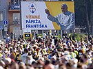 Pape Frantiek navtívil východní Slovensko. V Preov ho pivítaly tisíce...