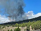 Na ostrov La Palma zaala sopená erupce doprovázená silnými otesy....