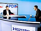 Hostem Rozstelu je Tomio Okamura, poslanec, éf hnutí a volební lídr SPD. (16....