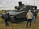 védský obrnný vz CV 90 v Monov na akci Dny NATO (18. záí 2021)