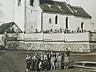 Kostel sv. Mikule v Boleticch kolem roku 1935