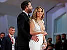 Ben Affleck a Jennifer Lopezová (Benátky, 10. záí 2021)