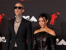 Travis Barker a Kourtney Kardashianová na MTV Video Music Awards (New York, 12....