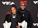 Alicia Keys a Swizz Beatz na MTV Video Music Awards (New York, 12. záí 2021)