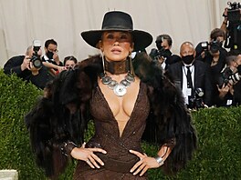 Jennifer Lopezová na Met Gala (New York, 13. záí 2021)