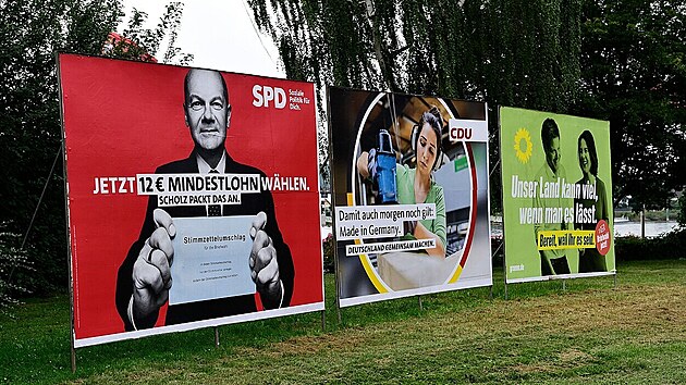 Kampaň před německými volbami je v plném proudu. (17. srpna 2021)