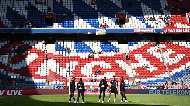 Hri Bayernu na trvnku v Allianz arn ped startem utkn s Bochum