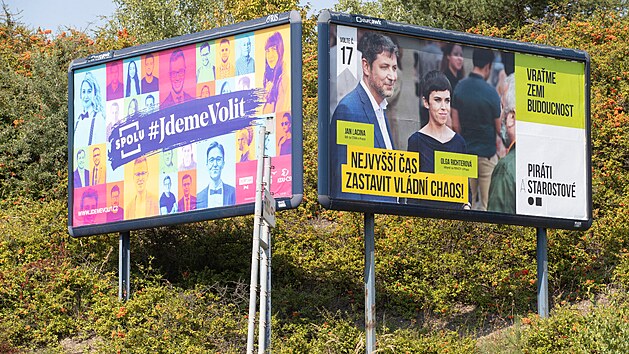Volebn� kampa� 2021 v Praze.