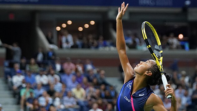 Kanaanka Leylah Fernandezov podv v semifinle US Open.