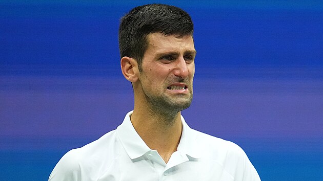 Srb Novak Djokovič ve finále US Open