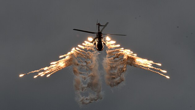 Super Puma vcarskho letectva na Dnech NATO v Ostrav