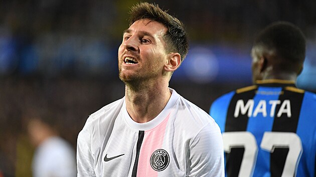 Lionel Messi v dresu Paris St. Germain.