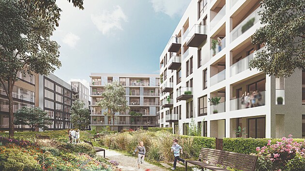 Vizualizace budov z druh� etapy Rohan City