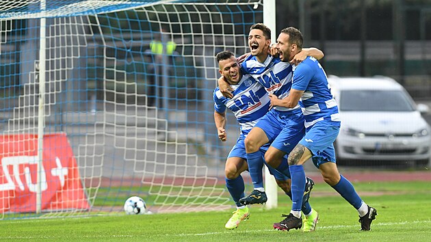 Radost fotbalist st nad Labem.