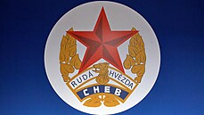 Pvodní logo fotbalového klubu Rudá hvzda Cheb