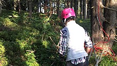 V pátek odpoledne hor�tí záchraná�i pomáhali uvázlé paraglidistce pod �ernou...