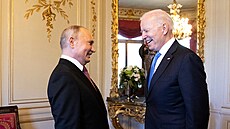 Prezident Ruska Vladimir Putin (vlevo) a USA Joe Biden (vpravo). (16. června... | na serveru Lidovky.cz | aktuální zprávy