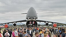 Americký obr C-5M Super Galaxy na Dnech NATO v Ostravě (13. září 2022)