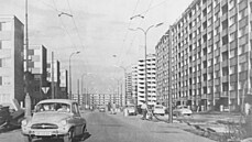 Stavba sídli�t� v Hradci Králové (1966)