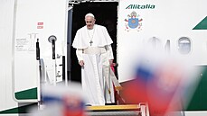 Papež František přistál na letišti v Bratislavě, zahájil tak svoji... | na serveru Lidovky.cz | aktuální zprávy