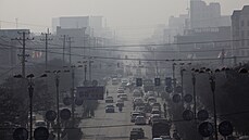 Smog v ínské provincii an-si