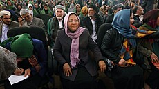Habiba Sarabi se úastní volební kampan v afghánském mst Herát. (20. bezna...