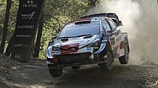 Elfyn Evans p�i Rallye Akropolis.