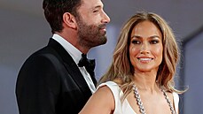 Ben Affleck a Jennifer Lopezová (Benátky, 10. září 2021)