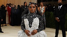Simone Bilesová na Met Gala (New York, 13. zá�í 2021)