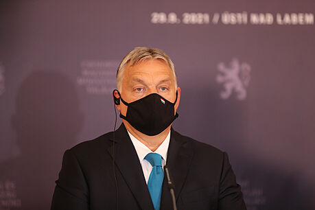 Maarský premiér Viktor Orbán (29. záí 2021)