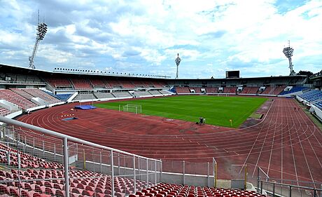 Stadion Evena Roického v Praze na Strahov.