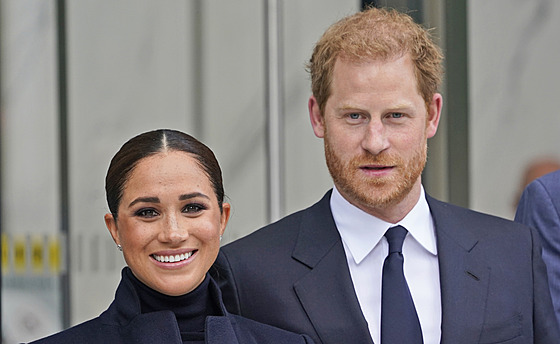 Vévodkyn Meghan a princ Harry (New York, 23. záí 2021)