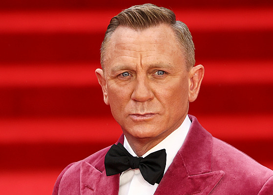 Daniel Craig na premiée filmu Není as zemít (Londýn, 28. záí 2021)