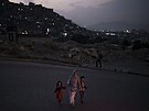 Veer na pedmstí Kábulu (18. záí 2021)